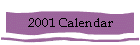 2001 Calendar